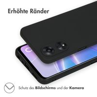 imoshion Color TPU Hülle für das Oppo A78 (4G) - Schwarz