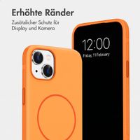 imoshion Color Backcover mit Thin MagSafe Ring Apple iPhone 14 / 13 - Orange