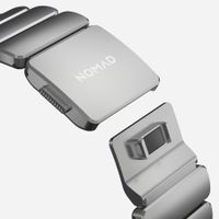 Nomad Stratos Armband für Apple Watch | 44/45/46/49 mm - Forest Green / Natural Titanium