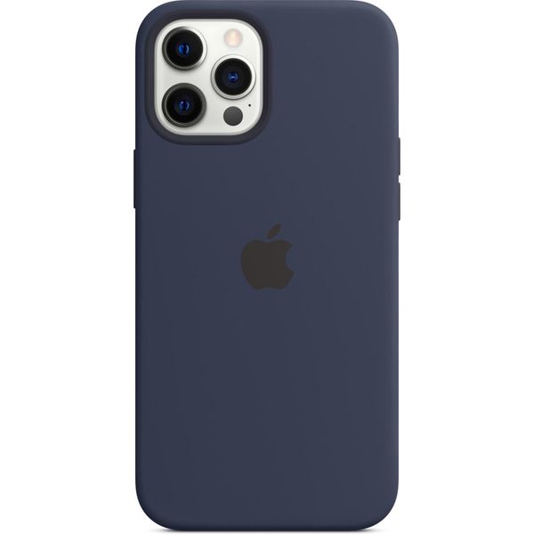 Apple Silikon-Case MagSafe iPhone 12 Pro Max - Deep Navy