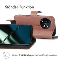 imoshion Luxuriöse Klapphülle OnePlus 11 - Braun