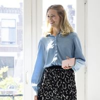 Selencia Echtleder Klapphülle Samsung Galaxy S21 - Dusty Pink