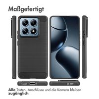 imoshion Brushed Back Cover für das Xiaomi 14T Pro - Schwarz