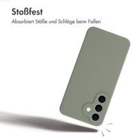 Accezz Liquid Silikoncase mit MagSafe Samsung Galaxy S26 FE - Cooper Green