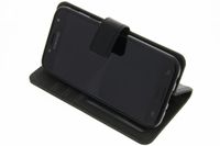 Luxus Schlangen TPU Klapphülle Silber Samsung Galaxy J5 (2017) - Schwarz