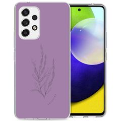 imoshion Design Hülle für das Samsung Galaxy A53 - Floral Purple