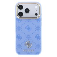 Guess 4G Metal Logo Back Cover MagSafe Apple iPhone 18 Pro / 17 Pro - Light Blue