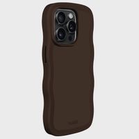 Holdit Wavy Case Apple iPhone 15 Pro - Chocolate