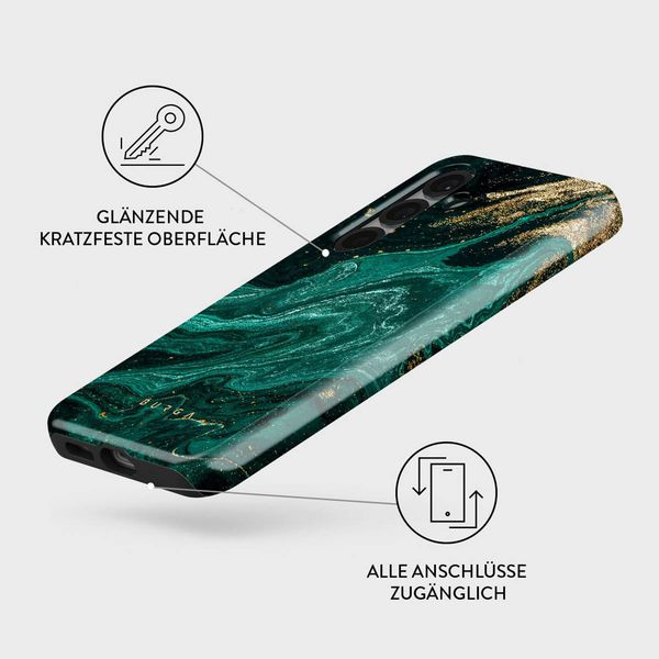 Burga Tough Back Cover für das Samsung Galaxy S25 - Emerald Pool