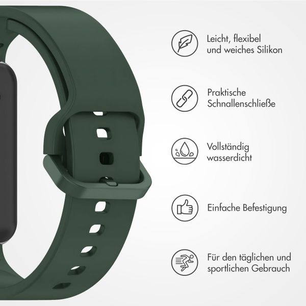 imoshion Silikonband für das  Samsung Galaxy Fit 3 - Dunkelgrün