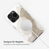 Selencia Vivid Rückabdeckung mit MagSafe Apple iPhone 15 Pro - Marble Light Brown