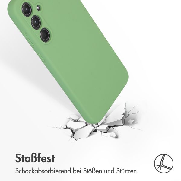 Accezz Liquid Silikoncase für das Samsung Galaxy A55 - Grün