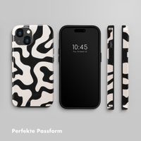 Selencia Vivid Back Cover Apple iPhone 15 - Art Wave Black