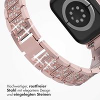 Selencia Sparkle Armband für das  Apple Watch Series 1 t/m 9 / SE (38/40/41 mm) | Series 10 / 11 (42 mm) - Rosa