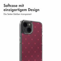 imoshion Design Hülle Apple iPhone 14 - Crush Check Coral Dust