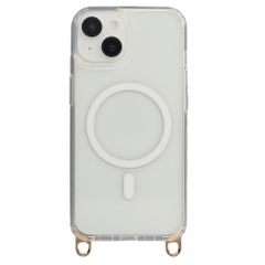 Selencia Rivièra MagSafe Backcover mit abnehmbarem Haken Apple iPhone 14 / 13 - Transparent