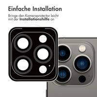 imoshion ﻿2er-Pack Objektivschutz für Kamera für das Apple iPhone 13 Pro / 13 Pro Max - Schwarz