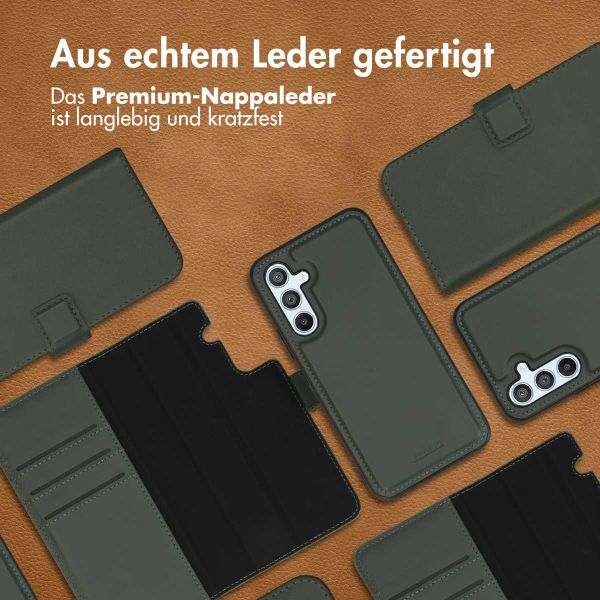 Accezz Premium Leather 2 in 1 Wallet Bookcase Samsung Galaxy A54 (5G) - Grün