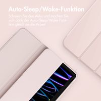 Accezz Smarte Klapphülle aus Silikon Apple iPad Air 11 Zoll (2025) M3 / (2024) M2 / Air 5 (2022) / Air 4 (2020) - Rosa