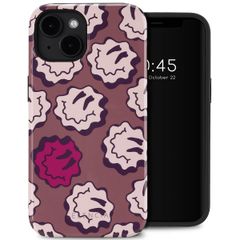 Selencia Vivid Rückabdeckung mit MagSafe Apple iPhone 14 - Wavy Smiley Pink