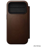 Nomad Modern Leather Folio Klapphülle Apple iPhone 18 Pro / 17 Pro - Brown