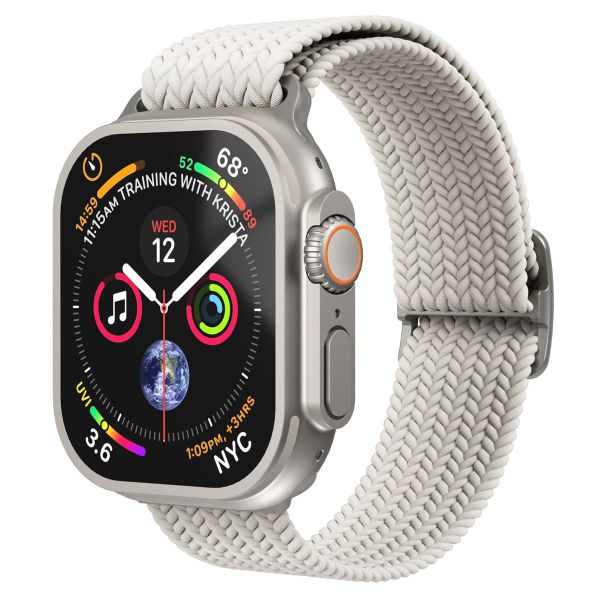 Vonmählen Woven Loop Armband für deine Apple Watch | 44/45/46/49 mm - Cream