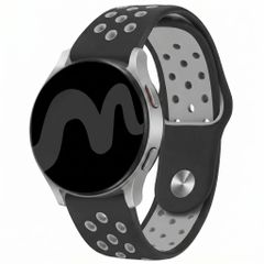 imoshion Silikon-Sportarmband -   Universelle 18 mm Anschluss - Black / Grey