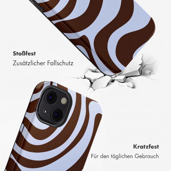 Selencia Vivid Back Cover Apple iPhone 13 - Dream Swirl Chocolate
