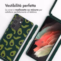 imoshion SilikonHülle design mit Band Samsung Galaxy S21 Ultra - Avocado Green