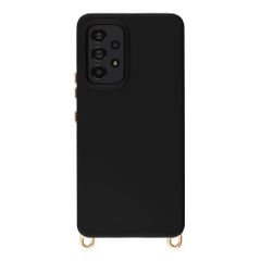 Selencia Rivièra Backcover mit MagSafe mit abnehmbaren Haken Samsung Galaxy A53 - Velvet Black