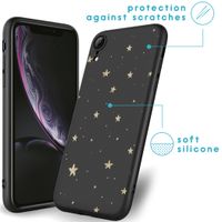 imoshion Design Hülle für das iPhone Xr - Sterne / Schwarz