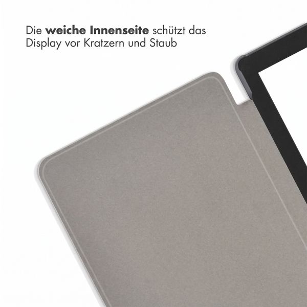 imoshion Design Slim Hard Case Klapphülle Kobo Clara HD - Black Graphic