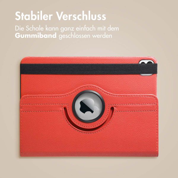 imoshion 360° drehbare Klapphülle Apple iPad Air 11 Zoll (2025) M3 / (2024) M2 / Air 5 (2022) / Air 4 (2020) / Pro 11 (2018/2020) - Rot