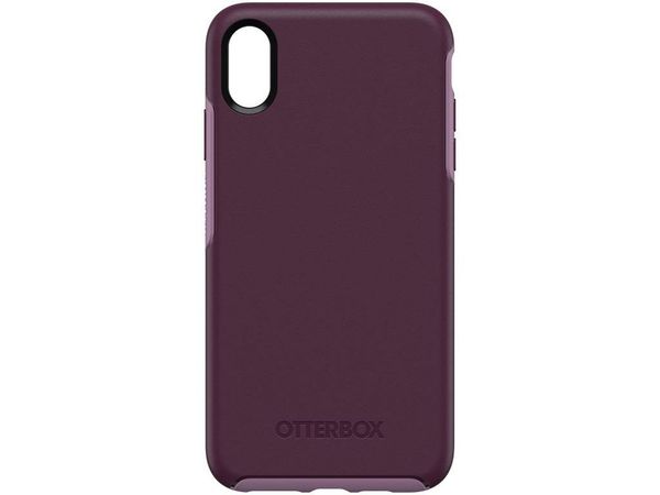 OtterBox Symmetry Series Case Schwarz / Lila für iPhone Xs Max