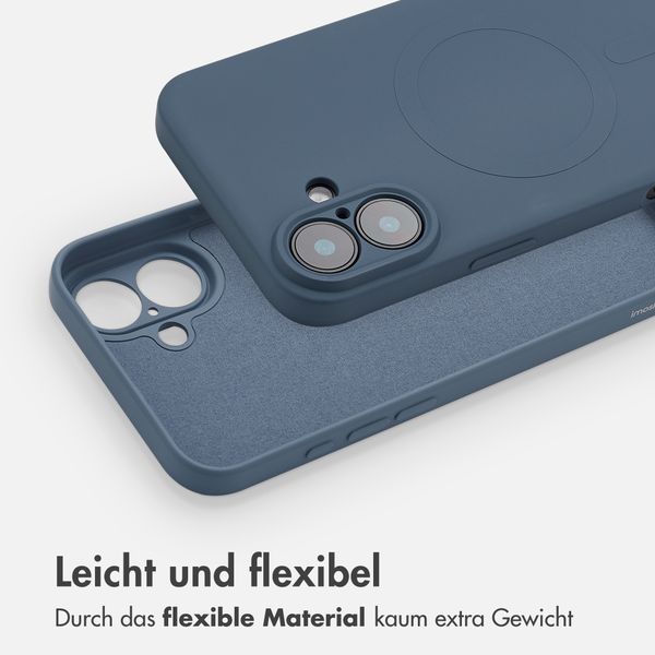 imoshion Color Back Cover mit MagSafe für das Apple iPhone 16 - Dunkelblau