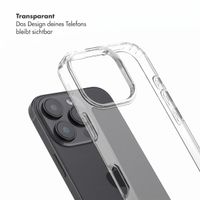 Transparentes Backcover mit abnehmbaren Haken für das Apple iPhone 16 Pro Max + Lova Handgelenkband - Tortoise Leopard