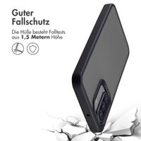 Accezz Rugged Frosted Back Cover Samsung Galaxy A17 - Schwarz