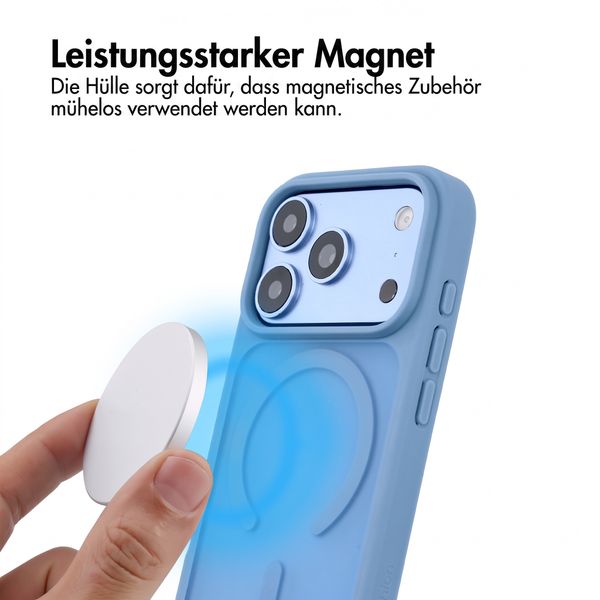 imoshion Color Guard Back Cover mit MagSafe Apple iPhone 18 Pro / 17 Pro - Hellblau