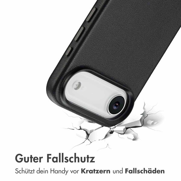 Accezz MagSafe Leather Backcover Apple iPhone Air - Onyx Black