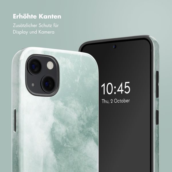 Selencia Vivid Rückabdeckung mit MagSafe Apple iPhone 13 - Marble Grayed Jade