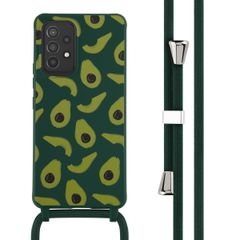 imoshion SilikonHülle design mit Band Samsung Galaxy A53 - Avocado Green