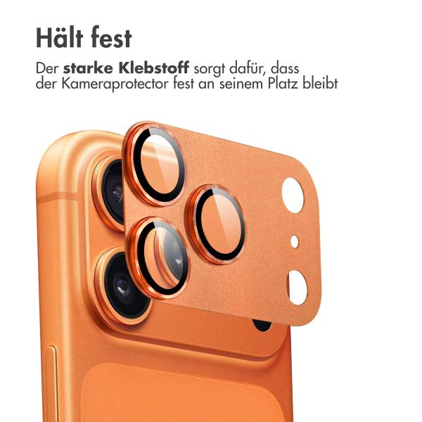 imoshion Kameraprotektor aus Glas 2er-Pack für das Apple Apple iPhone 17 Pro Max - Cosmic Orange