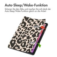 imoshion Design Trifold Klaphülle Lenovo Tab (2025) - Leopard