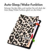 imoshion Design Trifold Klaphülle Xiaomi Redmi Pad 2 Pro - Leopard