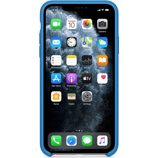 Apple Silikon-Case für das iPhone 11 Pro Max - Surf Blue