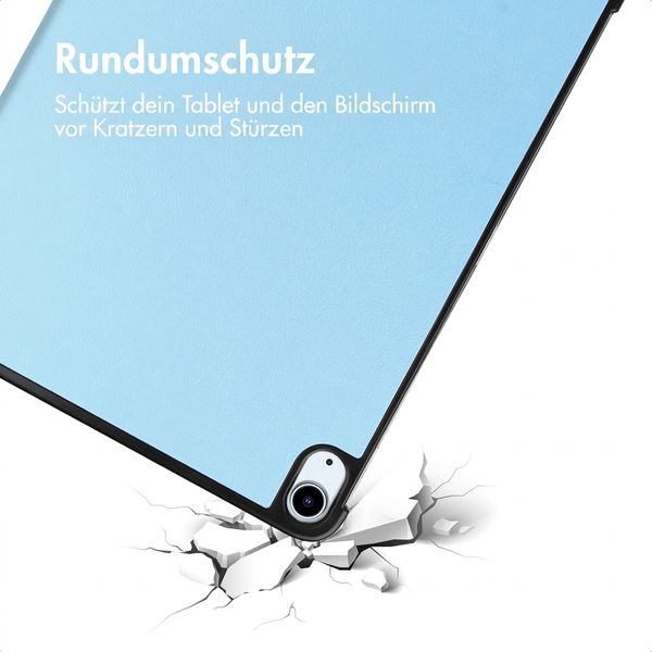 imoshion Trifold Klapphülle Apple iPad Air 13 Zoll (2026) M4 / (2025) M3 / (2024) M2 - Hellblau