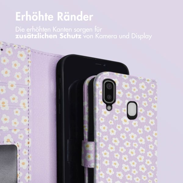 imoshion Design Klapphülle Samsung Galaxy A20e - White Daisy