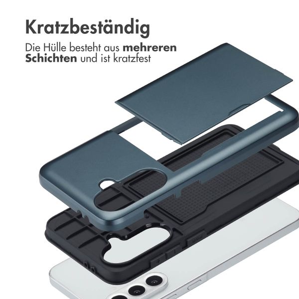 imoshion Backcover mit Kartenfach Samsung Galaxy A36 / A56 - Dunkelblau