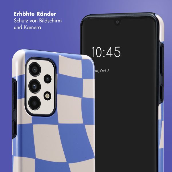 Selencia Vivid Tough Back Cover für das Samsung Galaxy A33 - Groovy Sapphire Blue