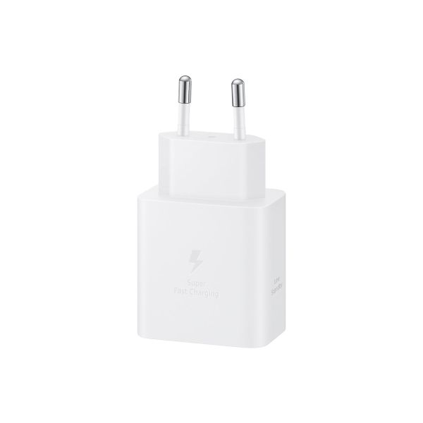 Samsung Original Super Fast Charging Adapter USB-C Ladegerät – 45 Watt – Weiß